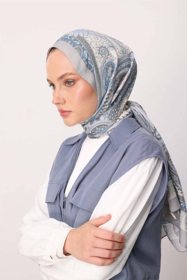 Akşam Kumu Floş Viskon Şal - 3