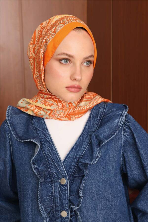 Amber Floş Viskon Şal - 3