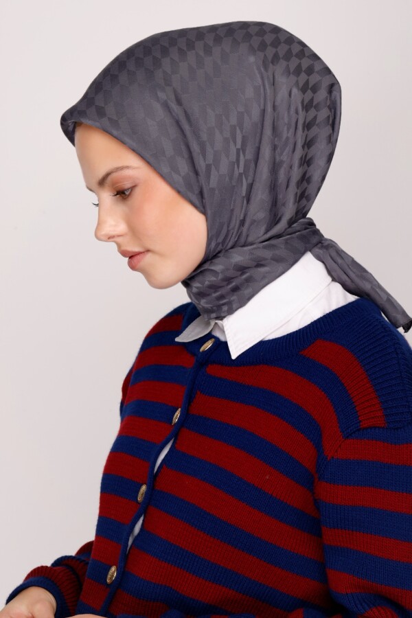 ANTRASİT QOZA DESEN İPEKSİ JAKAR EŞARP - VALORSCARF (1)
