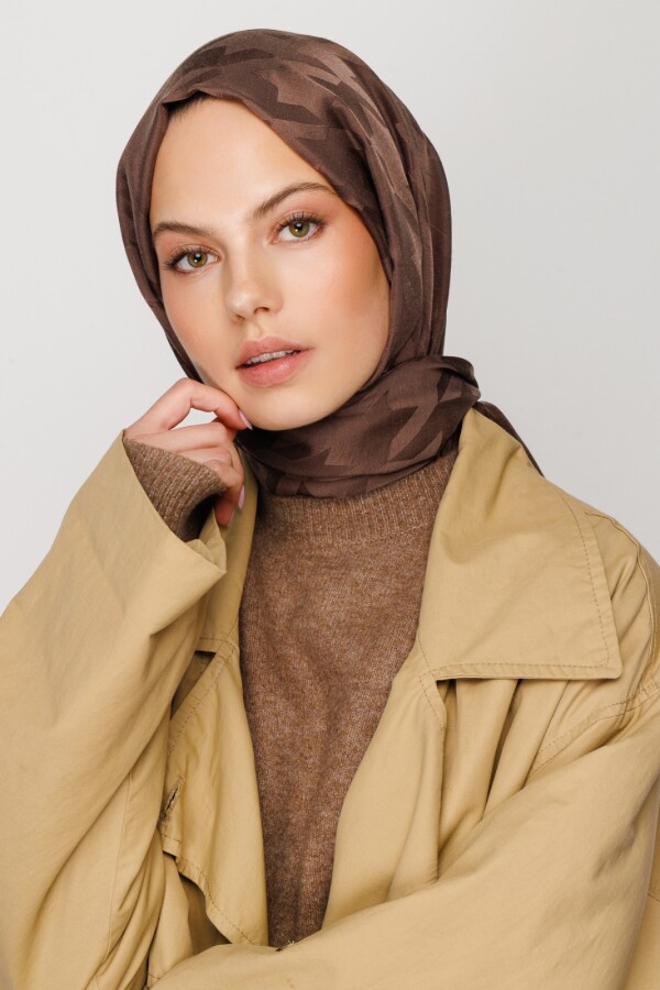 BADEMİ KAZAYAĞI DESEN İPEKSİ JAKAR ŞAL - VALORSCARF (1)
