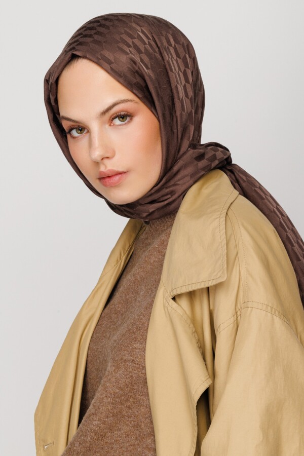 BADEMİ QOZA DESEN İPEKSİ JAKAR ŞAL - VALORSCARF (1)