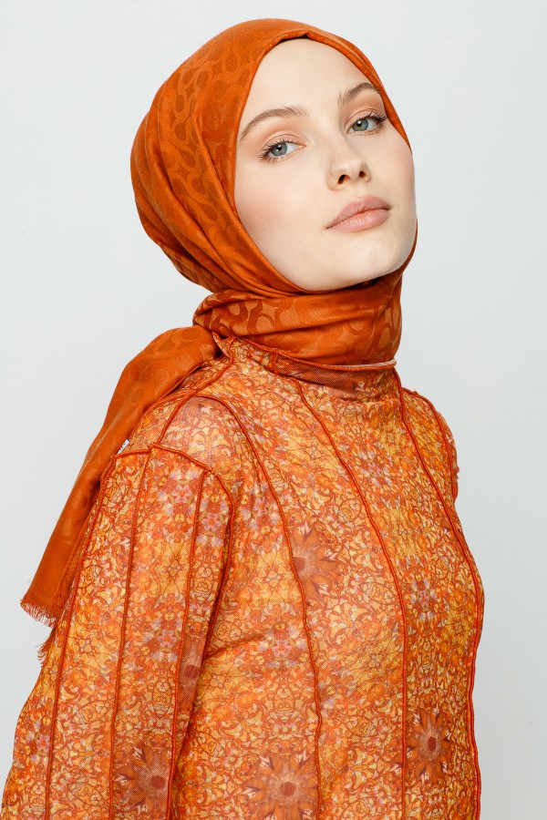 BAL KABAĞI BLOOM DESEN ŞAL - VALORSCARF (1)