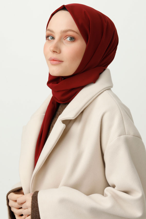 VALORSCARF - BORDO MEDİNE İPEĞİ ŞAL