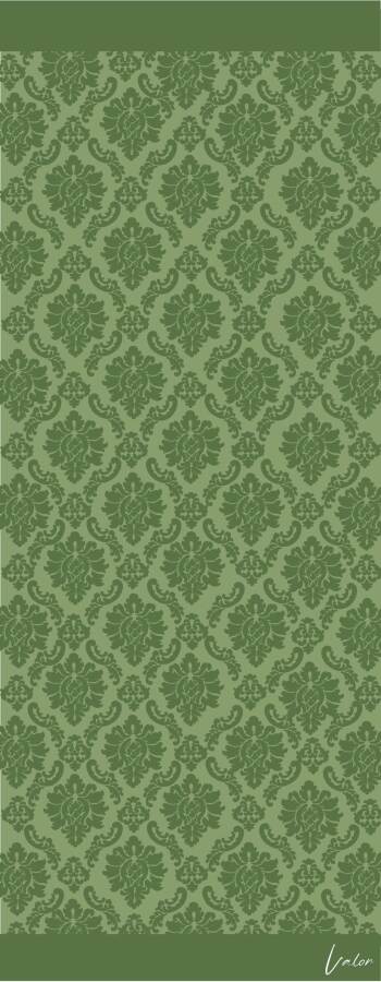 Brokar Desen Şal / Enginar yeşili - (1)