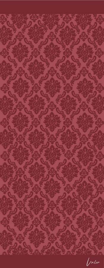 Brokar Desen Şal / Mürdüm - 2