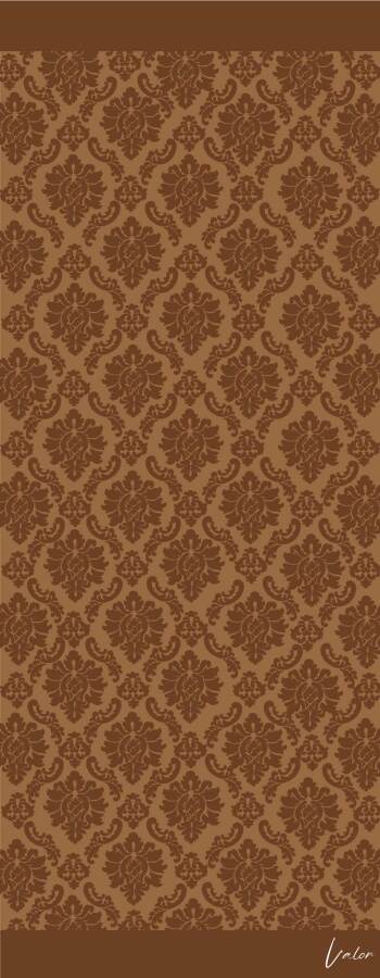 Brokar Desen Şal / Tütün Kahvesi - (1)