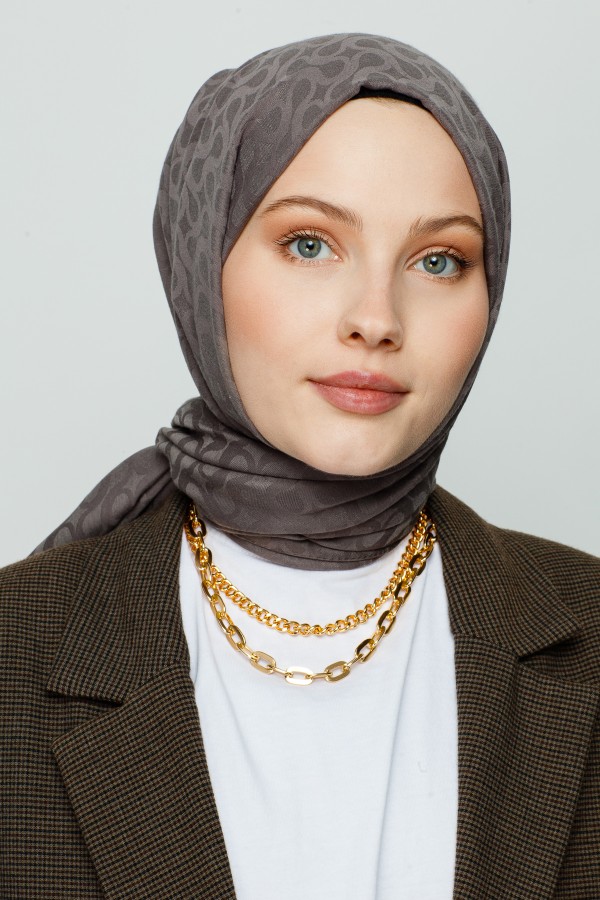 FÜME BLOOM DESEN ŞAL - VALORSCARF (1)