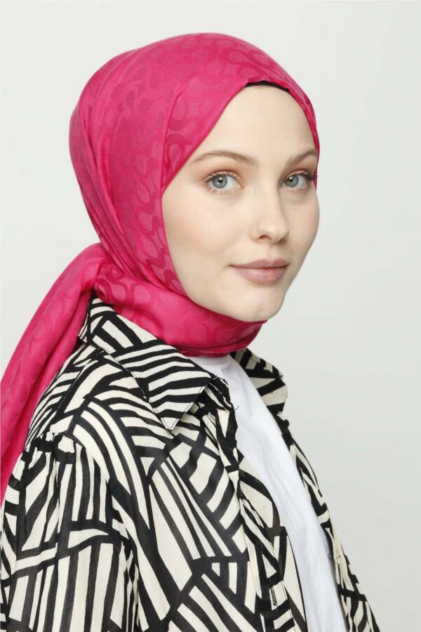 FUŞYA BLOOM DESEN ŞAL - 1