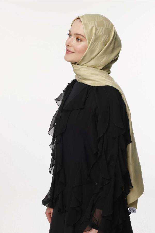 İcon Desen Şal / Tereyağı Sarısı - 3