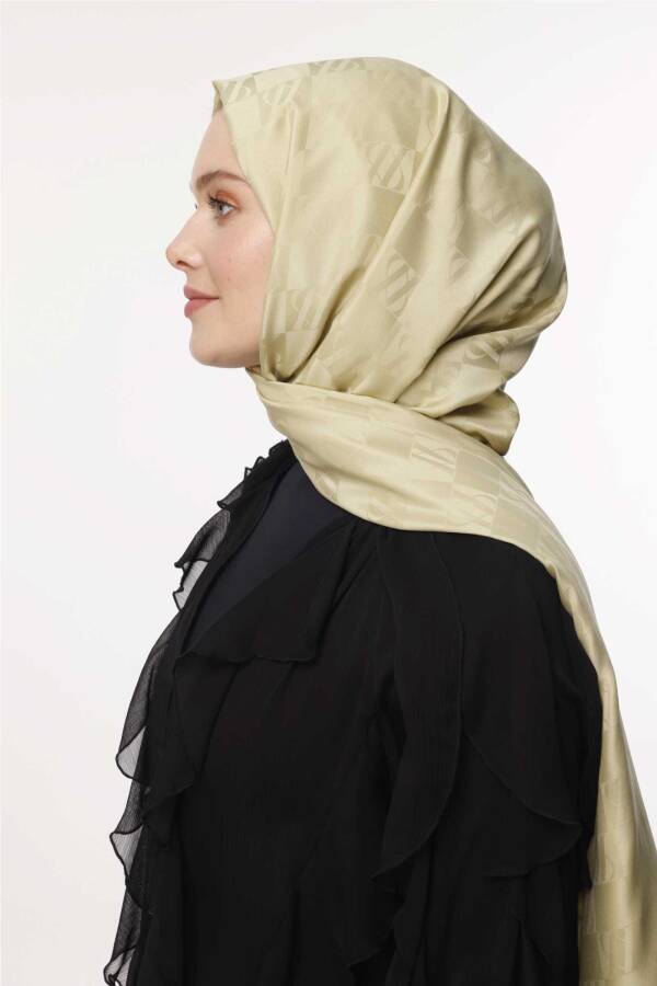 İcon Desen Şal / Tereyağı Sarısı - 4