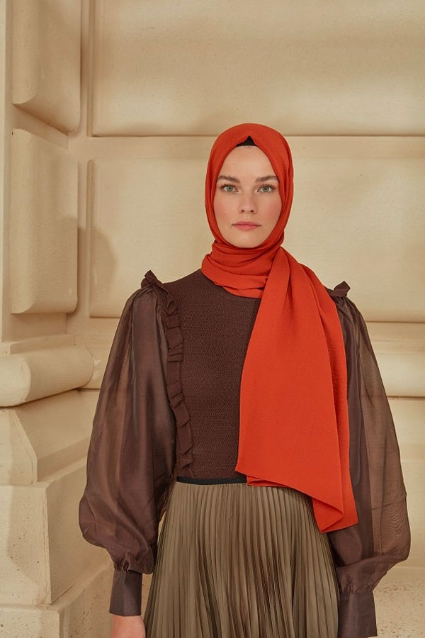 VALORSCARF - KİREMİT JAZZ ŞAL