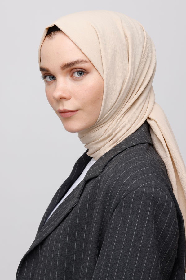 VALORSCARF - KREM MİO CAZ ŞAL