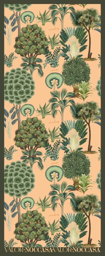 Leaves Desen Şal - (1)