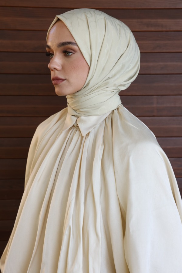 Medcezir Monogram Desen Şal - (1)