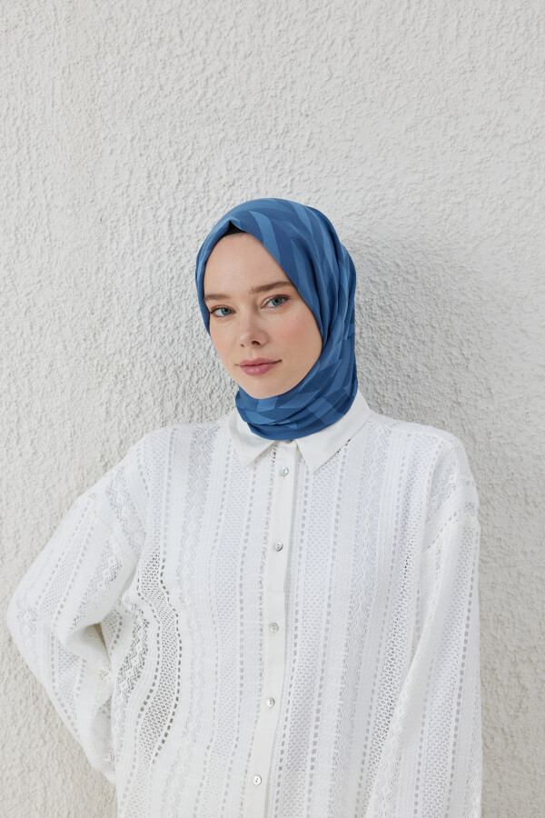 OZALİT BALIKSIRTI DESEN JAKAR ŞAL - VALORSCARF (1)