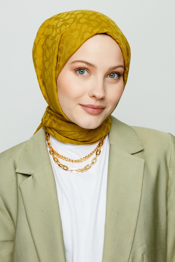SAFRAN BLOOM DESEN ŞAL - VALORSCARF (1)