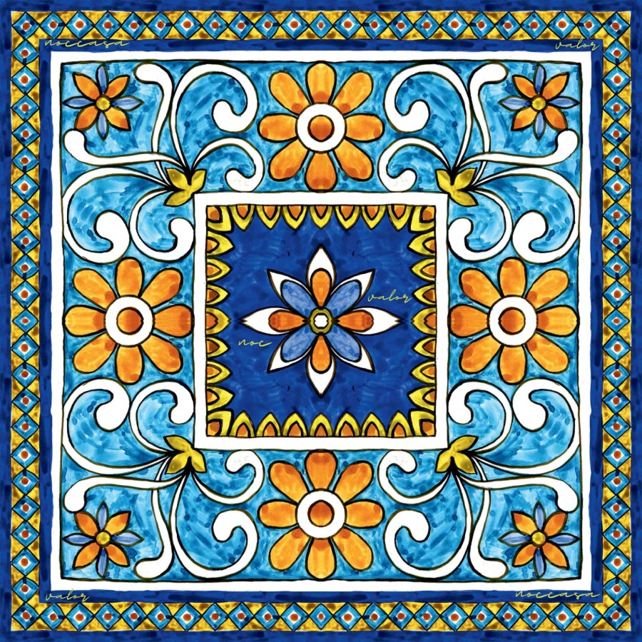 Sicilia Desen Eşarp - (1)