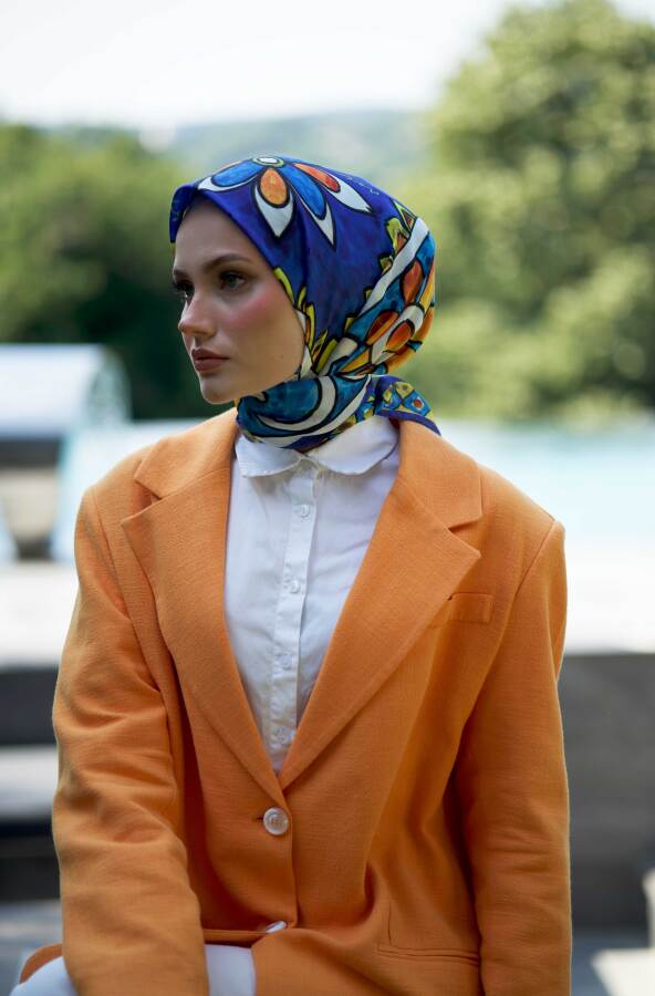 Sicilia Desen Eşarp - 