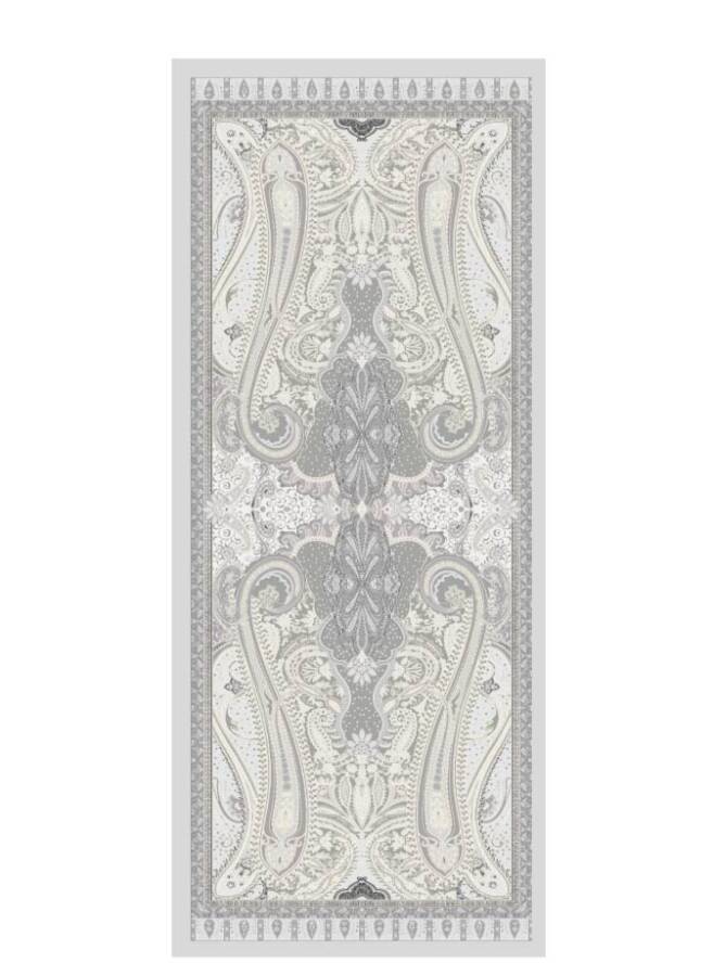 Silver Floş Viskon Şal - 2