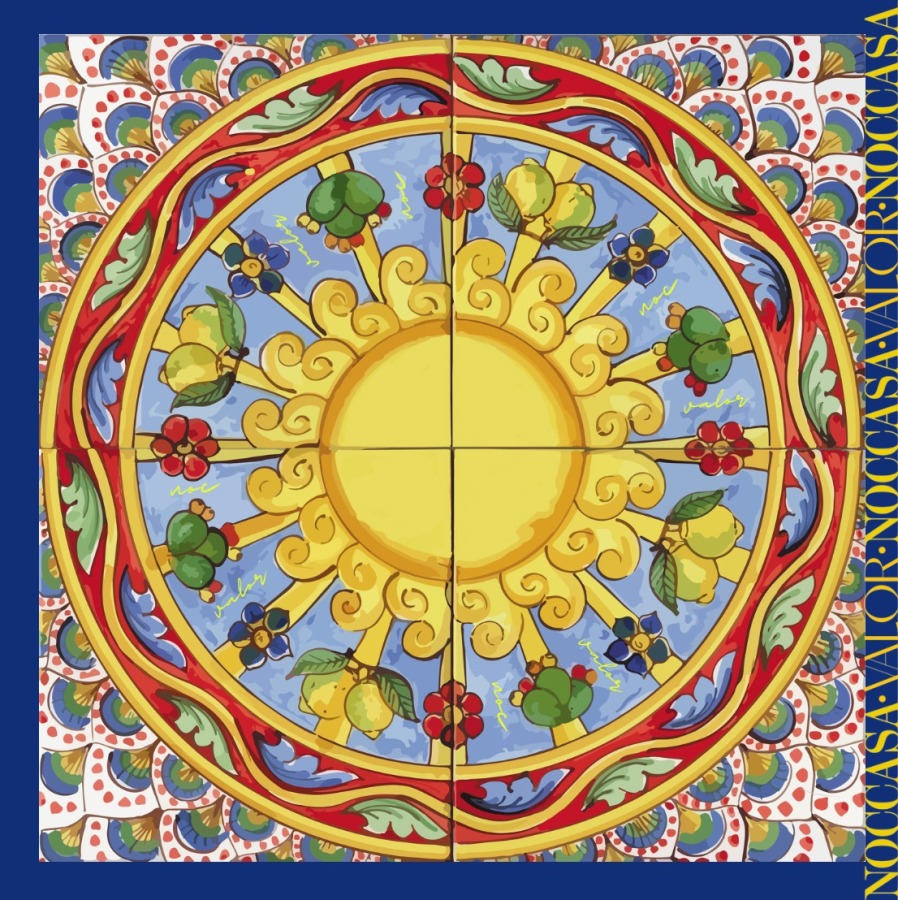 Sunrise Desen Eşarp - (1)