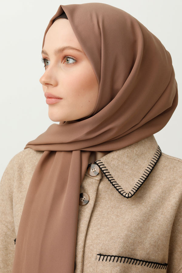 VALORSCARF - SÜTLÜ KAHVE MEDİNE İPEĞİ ŞAL