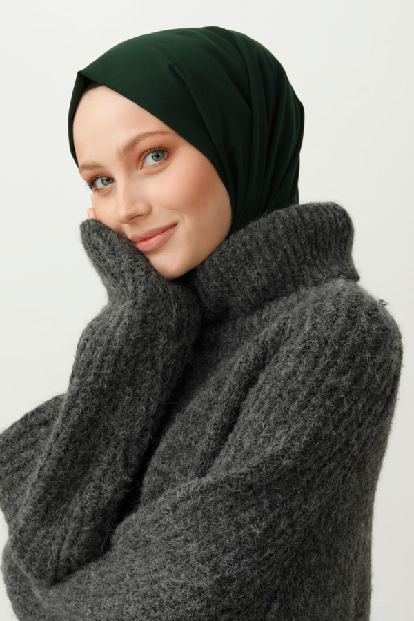 VALORSCARF - ZÜMRÜT MEDİNE İPEĞİ ŞAL